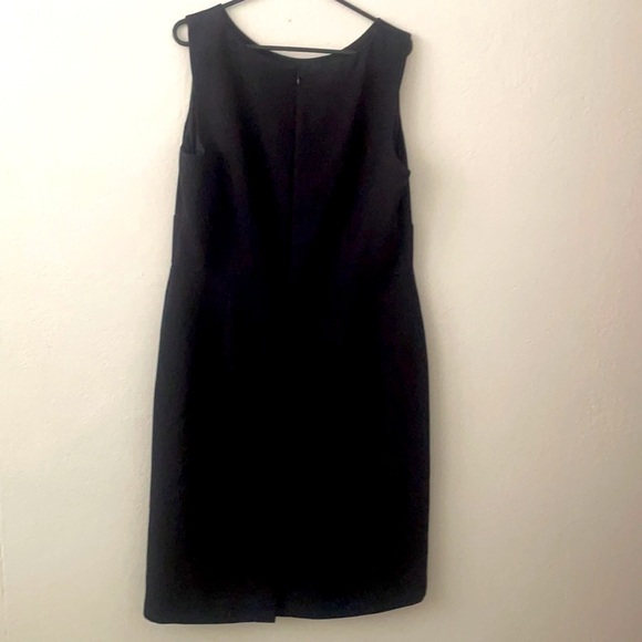 Ann Taylor Loft Black Sleeveless Dress Size 14 - Picture 3 of 7